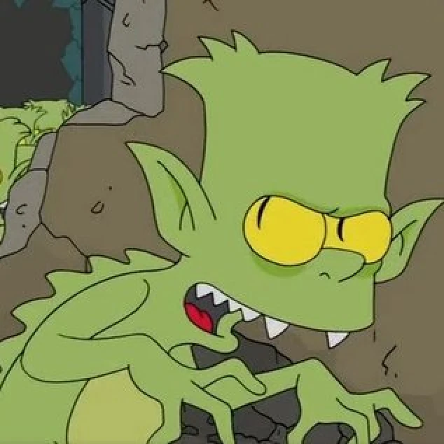 Bartnoid représenté par un gobelin vert aux lunettes jaunes, pianotant avec malice